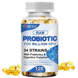 Probiotics Digestive Enzymes 100 Billion CFU Potency Immune Health 840 Capsules